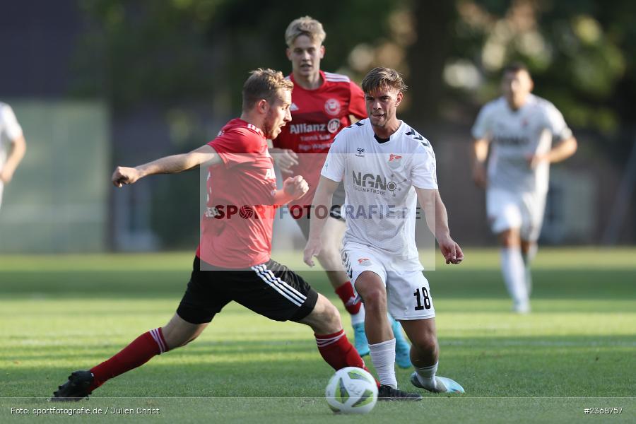 Marvin Weiß, Sachs Stadion (Nebenplatz 9), Schweinfurt, 05.07.2023, sport, action, BFV, Fussball, Landesfreundschaftsspiele, Regionalliga Bayern, Landesliga Nordwest, TSV, FTS, TSV Aubstadt, FT Schweinfurt - Bild-ID: 2368757