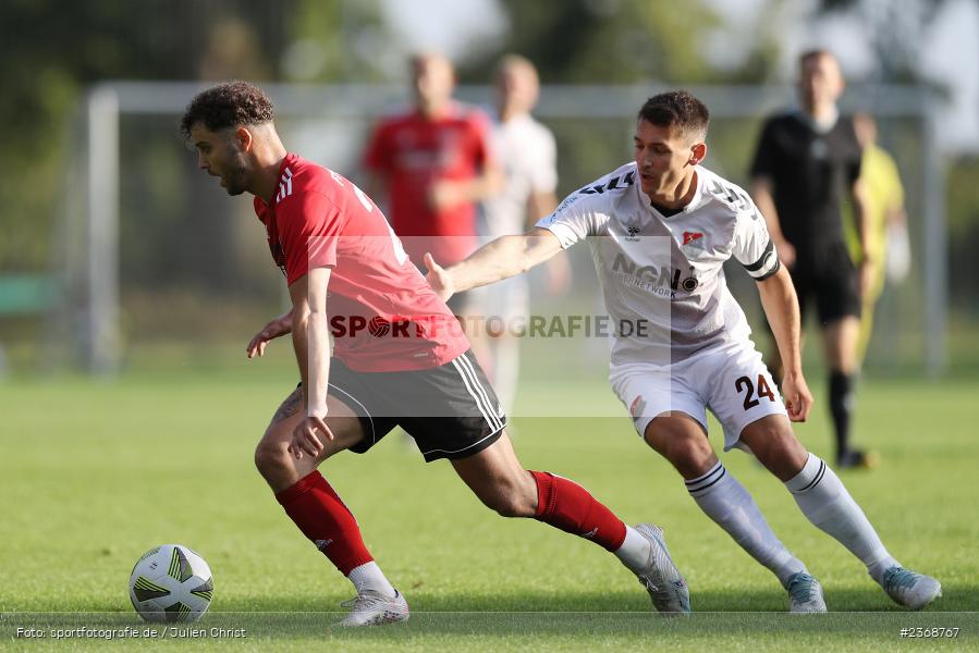 Simon Rambacher, Sachs Stadion (Nebenplatz 9), Schweinfurt, 05.07.2023, sport, action, BFV, Fussball, Landesfreundschaftsspiele, Regionalliga Bayern, Landesliga Nordwest, TSV, FTS, TSV Aubstadt, FT Schweinfurt - Bild-ID: 2368767