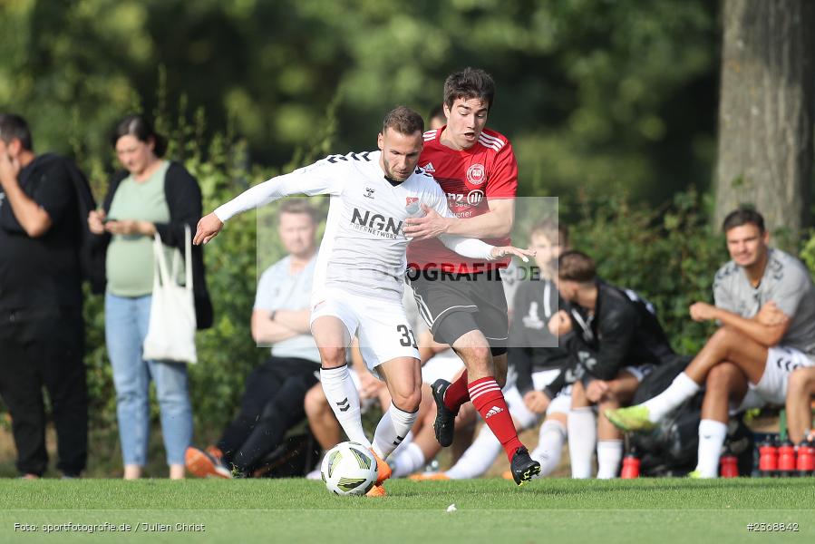 Leon Heinze, Sachs Stadion (Nebenplatz 9), Schweinfurt, 05.07.2023, sport, action, BFV, Fussball, Landesfreundschaftsspiele, Regionalliga Bayern, Landesliga Nordwest, TSV, FTS, TSV Aubstadt, FT Schweinfurt - Bild-ID: 2368842