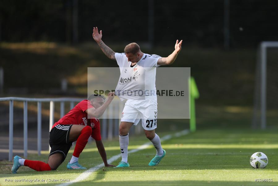 Max Schebak, Sachs Stadion (Nebenplatz 9), Schweinfurt, 05.07.2023, sport, action, BFV, Fussball, Landesfreundschaftsspiele, Regionalliga Bayern, Landesliga Nordwest, TSV, FTS, TSV Aubstadt, FT Schweinfurt - Bild-ID: 2368853