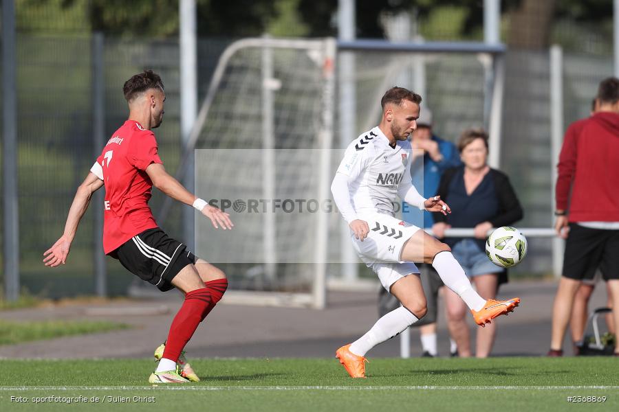 Leon Heinze, Sachs Stadion (Nebenplatz 9), Schweinfurt, 05.07.2023, sport, action, BFV, Fussball, Landesfreundschaftsspiele, Regionalliga Bayern, Landesliga Nordwest, TSV, FTS, TSV Aubstadt, FT Schweinfurt - Bild-ID: 2368869