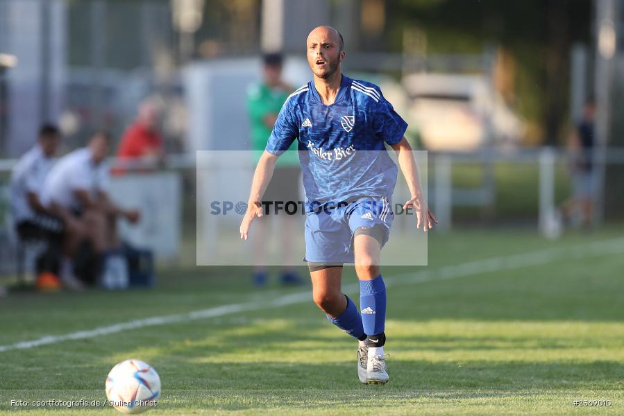 Sandro Nagl, Sportgelände, Lohr, 07.07.2023, sport, action, BFV, Fussball, Bezirksliga Unterfranken Ost, Bezirksliga Unterfranken West, TSV Großbardorf II, TSV Lohr - Bild-ID: 2369010
