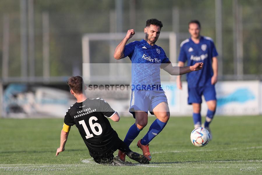 Johan Brahimi, Sportgelände, Lohr, 07.07.2023, sport, action, BFV, Fussball, Bezirksliga Unterfranken Ost, Bezirksliga Unterfranken West, TSV Großbardorf II, TSV Lohr - Bild-ID: 2369020