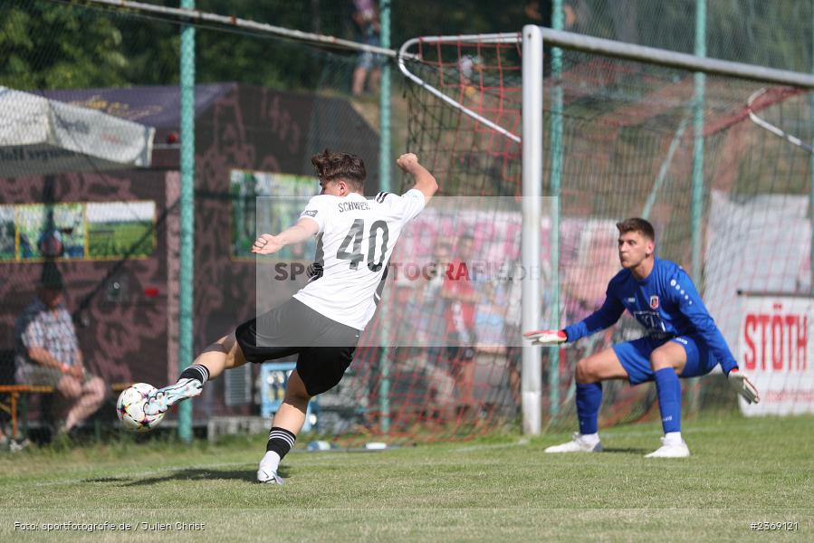 Justin Ziegler, Sportgelände, Fuchsstadt, 08.07.2023, sport, action, BFV, Fussball, Landesfreundschaftsspiele, Regionalliga Bayern, Landesliga Nordwest, 1. FC Schweinfurt 1905, FC Fuchsstadt - Bild-ID: 2369121
