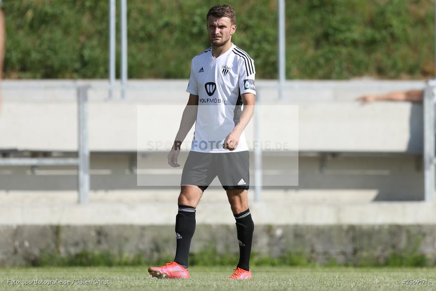 Dominik Halbig, Sportgelände, Fuchsstadt, 08.07.2023, sport, action, BFV, Fussball, Landesfreundschaftsspiele, Regionalliga Bayern, Landesliga Nordwest, 1. FC Schweinfurt 1905, FC Fuchsstadt - Bild-ID: 2369171