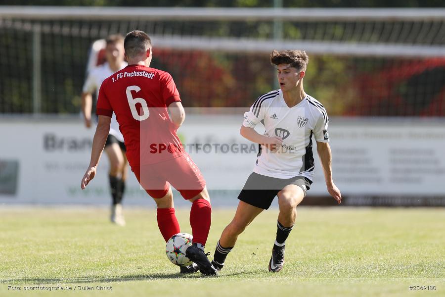 Lauris Bausenwein, Sportgelände, Fuchsstadt, 08.07.2023, sport, action, BFV, Fussball, Landesfreundschaftsspiele, Regionalliga Bayern, Landesliga Nordwest, 1. FC Schweinfurt 1905, FC Fuchsstadt - Bild-ID: 2369180