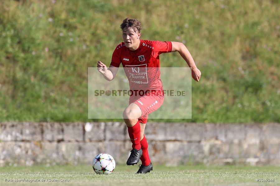 Maurice Volz, Sportgelände, Fuchsstadt, 08.07.2023, sport, action, BFV, Fussball, Landesfreundschaftsspiele, Regionalliga Bayern, Landesliga Nordwest, 1. FC Schweinfurt 1905, FC Fuchsstadt - Bild-ID: 2369244