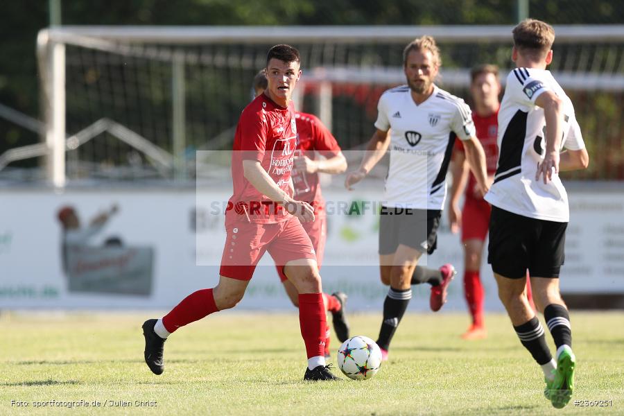 Kevin Lormehs, Sportgelände, Fuchsstadt, 08.07.2023, sport, action, BFV, Fussball, Landesfreundschaftsspiele, Regionalliga Bayern, Landesliga Nordwest, 1. FC Schweinfurt 1905, FC Fuchsstadt - Bild-ID: 2369251