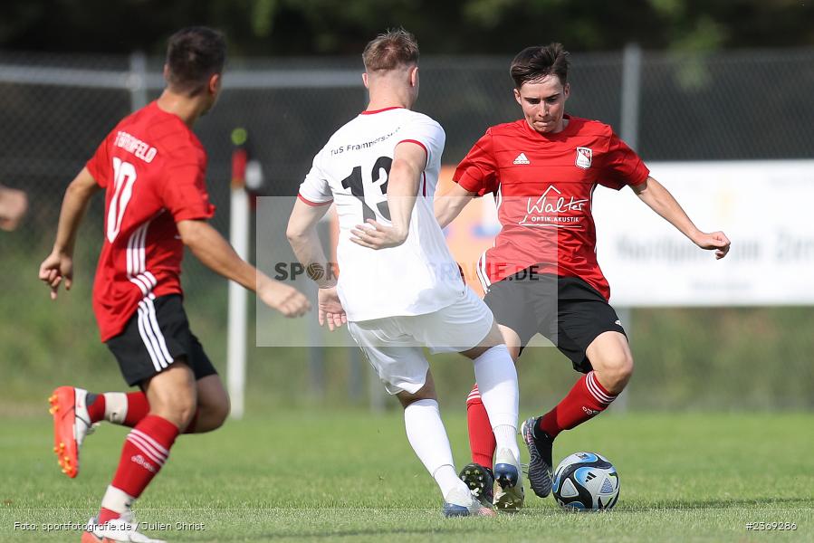 Pascal Wolfram, Sportgelände, Altfeld, 09.07.2023, sport, action, BFV, Fussball, Schleich-Cup, Finale, Landesfreundschaftsspiele, Landesliga Nordwest, Bezirksliga Unterfranken West, TUS, SVB, TuS Frammersbach, SV Birkenfeld - Bild-ID: 2369286
