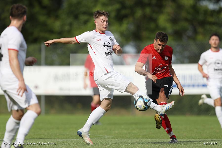 Benedikt Strohmenger, Sportgelände, Altfeld, 09.07.2023, sport, action, BFV, Fussball, Schleich-Cup, Finale, Landesfreundschaftsspiele, Landesliga Nordwest, Bezirksliga Unterfranken West, TUS, SVB, TuS Frammersbach, SV Birkenfeld - Bild-ID: 2369298