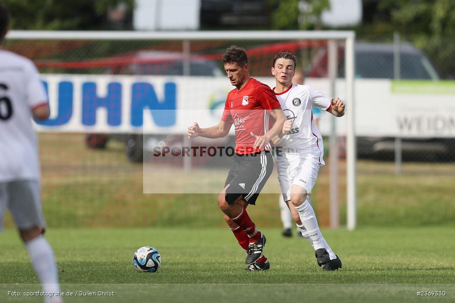 Benedikt Strohmenger, Sportgelände, Altfeld, 09.07.2023, sport, action, BFV, Fussball, Schleich-Cup, Finale, Landesfreundschaftsspiele, Landesliga Nordwest, Bezirksliga Unterfranken West, TUS, SVB, TuS Frammersbach, SV Birkenfeld - Bild-ID: 2369330