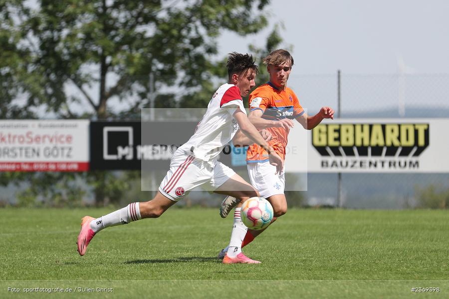 Sportgelände, Altfeld, 09.07.2023, sport, action, BFV, Fussball, Schleich-Cup, Bundesliga Süd/Südwest, B-Junioren, Landesfreundschaftsspiele, SVD, FCN, SV Darmstadt 98, 1. FC Nürnberg - Bild-ID: 2369398 Sportgelände, Altfeld, 09.07.2023, sport, action, BFV, Fussball, Schleich-Cup, Bundesliga Süd/Südwest, B-Junioren, Landesfreundschaftsspiele, SVD, FCN, SV Darmstadt 98, 1. FC Nürnberg - Bild-ID: 2369398