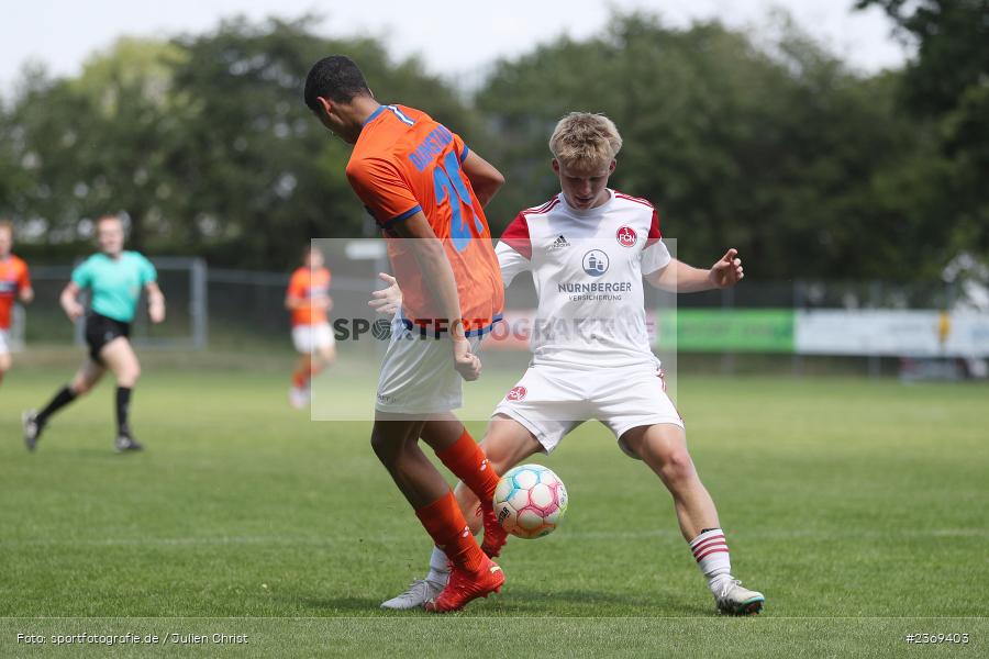 Sportgelände, Altfeld, 09.07.2023, sport, action, BFV, Fussball, Schleich-Cup, Bundesliga Süd/Südwest, B-Junioren, Landesfreundschaftsspiele, SVD, FCN, SV Darmstadt 98, 1. FC Nürnberg - Bild-ID: 2369403 Sportgelände, Altfeld, 09.07.2023, sport, action, BFV, Fussball, Schleich-Cup, Bundesliga Süd/Südwest, B-Junioren, Landesfreundschaftsspiele, SVD, FCN, SV Darmstadt 98, 1. FC Nürnberg - Bild-ID: 2369403