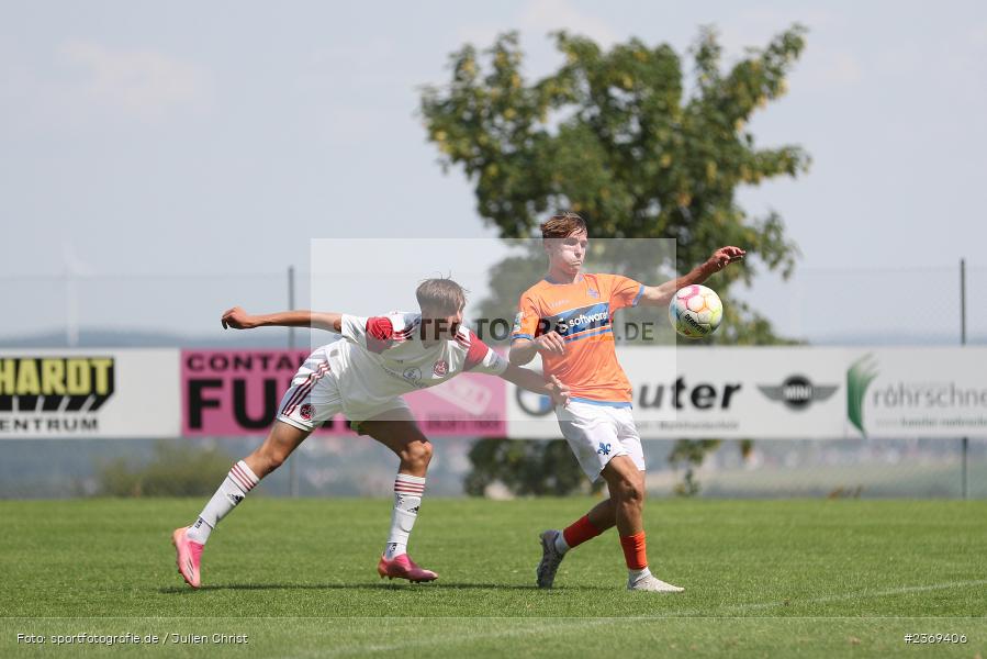 Sportgelände, Altfeld, 09.07.2023, sport, action, BFV, Fussball, Schleich-Cup, Bundesliga Süd/Südwest, B-Junioren, Landesfreundschaftsspiele, SVD, FCN, SV Darmstadt 98, 1. FC Nürnberg - Bild-ID: 2369406 Sportgelände, Altfeld, 09.07.2023, sport, action, BFV, Fussball, Schleich-Cup, Bundesliga Süd/Südwest, B-Junioren, Landesfreundschaftsspiele, SVD, FCN, SV Darmstadt 98, 1. FC Nürnberg - Bild-ID: 2369406
