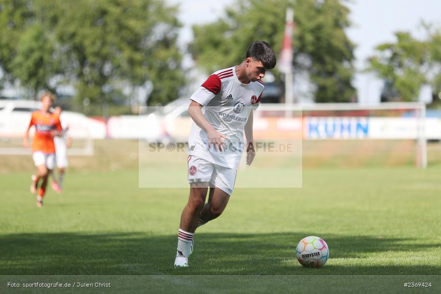 Sportgelände, Altfeld, 09.07.2023, sport, action, BFV, Fussball, Schleich-Cup, Bundesliga Süd/Südwest, B-Junioren, Landesfreundschaftsspiele, SVD, FCN, SV Darmstadt 98, 1. FC Nürnberg - Bild-ID: 2369424 Sportgelände, Altfeld, 09.07.2023, sport, action, BFV, Fussball, Schleich-Cup, Bundesliga Süd/Südwest, B-Junioren, Landesfreundschaftsspiele, SVD, FCN, SV Darmstadt 98, 1. FC Nürnberg - Bild-ID: 2369424