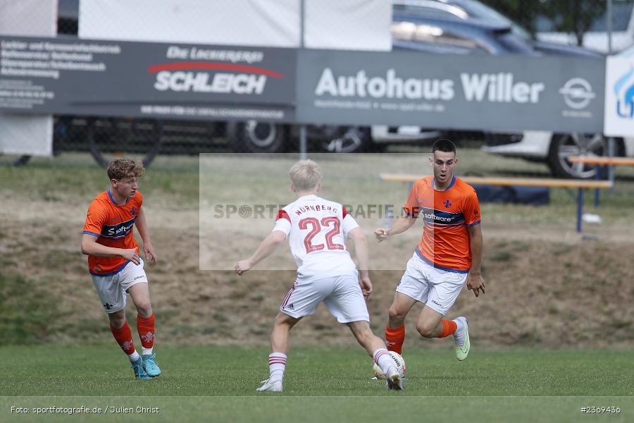 Sportgelände, Altfeld, 09.07.2023, sport, action, BFV, Fussball, Schleich-Cup, Bundesliga Süd/Südwest, B-Junioren, Landesfreundschaftsspiele, SVD, FCN, SV Darmstadt 98, 1. FC Nürnberg - Bild-ID: 2369436 Sportgelände, Altfeld, 09.07.2023, sport, action, BFV, Fussball, Schleich-Cup, Bundesliga Süd/Südwest, B-Junioren, Landesfreundschaftsspiele, SVD, FCN, SV Darmstadt 98, 1. FC Nürnberg - Bild-ID: 2369436