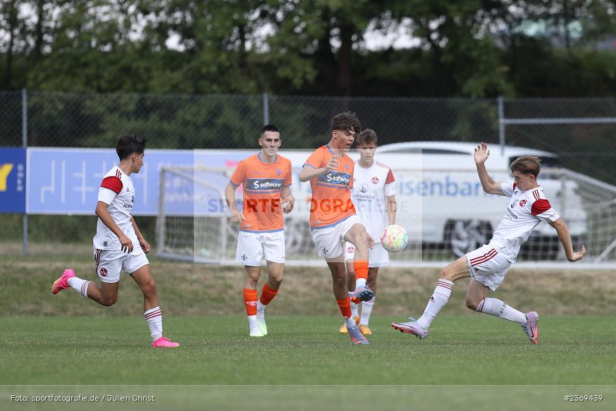 Sportgelände, Altfeld, 09.07.2023, sport, action, BFV, Fussball, Schleich-Cup, Bundesliga Süd/Südwest, B-Junioren, Landesfreundschaftsspiele, SVD, FCN, SV Darmstadt 98, 1. FC Nürnberg - Bild-ID: 2369439 Sportgelände, Altfeld, 09.07.2023, sport, action, BFV, Fussball, Schleich-Cup, Bundesliga Süd/Südwest, B-Junioren, Landesfreundschaftsspiele, SVD, FCN, SV Darmstadt 98, 1. FC Nürnberg - Bild-ID: 2369439