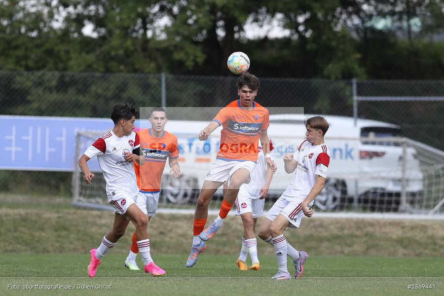 Sportgelände, Altfeld, 09.07.2023, sport, action, BFV, Fussball, Schleich-Cup, Bundesliga Süd/Südwest, B-Junioren, Landesfreundschaftsspiele, SVD, FCN, SV Darmstadt 98, 1. FC Nürnberg - Bild-ID: 2369441 Sportgelände, Altfeld, 09.07.2023, sport, action, BFV, Fussball, Schleich-Cup, Bundesliga Süd/Südwest, B-Junioren, Landesfreundschaftsspiele, SVD, FCN, SV Darmstadt 98, 1. FC Nürnberg - Bild-ID: 2369441
