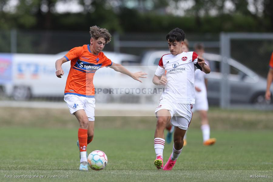 Sportgelände, Altfeld, 09.07.2023, sport, action, BFV, Fussball, Schleich-Cup, Bundesliga Süd/Südwest, B-Junioren, Landesfreundschaftsspiele, SVD, FCN, SV Darmstadt 98, 1. FC Nürnberg - Bild-ID: 2369442