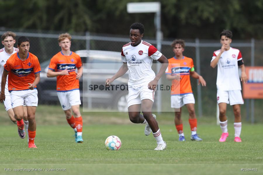 Sportgelände, Altfeld, 09.07.2023, sport, action, BFV, Fussball, Schleich-Cup, Bundesliga Süd/Südwest, B-Junioren, Landesfreundschaftsspiele, SVD, FCN, SV Darmstadt 98, 1. FC Nürnberg - Bild-ID: 2369452 Sportgelände, Altfeld, 09.07.2023, sport, action, BFV, Fussball, Schleich-Cup, Bundesliga Süd/Südwest, B-Junioren, Landesfreundschaftsspiele, SVD, FCN, SV Darmstadt 98, 1. FC Nürnberg - Bild-ID: 2369452