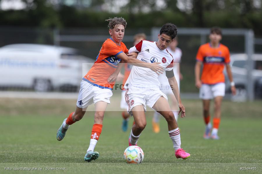 Sportgelände, Altfeld, 09.07.2023, sport, action, BFV, Fussball, Schleich-Cup, Bundesliga Süd/Südwest, B-Junioren, Landesfreundschaftsspiele, SVD, FCN, SV Darmstadt 98, 1. FC Nürnberg - Bild-ID: 2369455