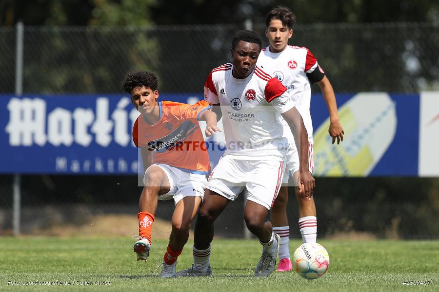 Sportgelände, Altfeld, 09.07.2023, sport, action, BFV, Fussball, Schleich-Cup, Bundesliga Süd/Südwest, B-Junioren, Landesfreundschaftsspiele, SVD, FCN, SV Darmstadt 98, 1. FC Nürnberg - Bild-ID: 2369467