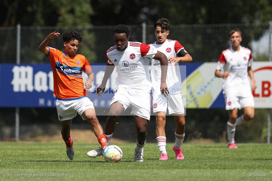 Sportgelände, Altfeld, 09.07.2023, sport, action, BFV, Fussball, Schleich-Cup, Bundesliga Süd/Südwest, B-Junioren, Landesfreundschaftsspiele, SVD, FCN, SV Darmstadt 98, 1. FC Nürnberg - Bild-ID: 2369468 Sportgelände, Altfeld, 09.07.2023, sport, action, BFV, Fussball, Schleich-Cup, Bundesliga Süd/Südwest, B-Junioren, Landesfreundschaftsspiele, SVD, FCN, SV Darmstadt 98, 1. FC Nürnberg - Bild-ID: 2369468