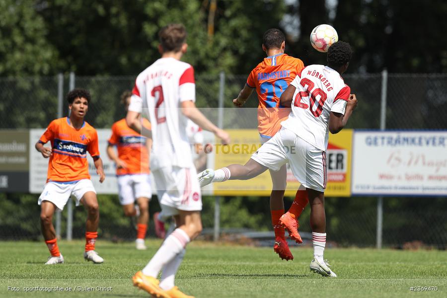 Sportgelände, Altfeld, 09.07.2023, sport, action, BFV, Fussball, Schleich-Cup, Bundesliga Süd/Südwest, B-Junioren, Landesfreundschaftsspiele, SVD, FCN, SV Darmstadt 98, 1. FC Nürnberg - Bild-ID: 2369470