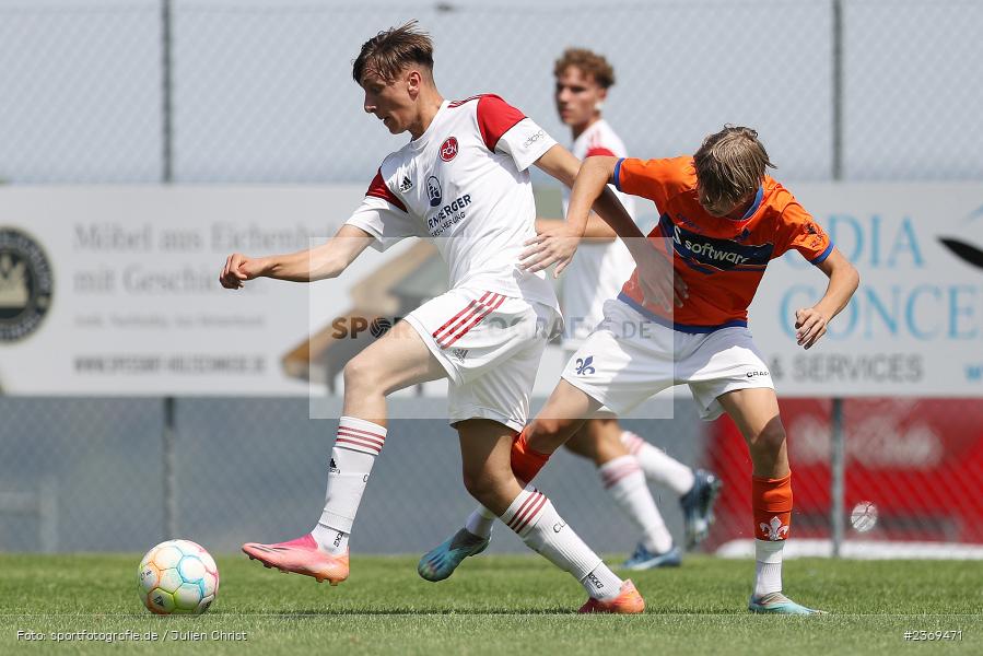 Sportgelände, Altfeld, 09.07.2023, sport, action, BFV, Fussball, Schleich-Cup, Bundesliga Süd/Südwest, B-Junioren, Landesfreundschaftsspiele, SVD, FCN, SV Darmstadt 98, 1. FC Nürnberg - Bild-ID: 2369471 Sportgelände, Altfeld, 09.07.2023, sport, action, BFV, Fussball, Schleich-Cup, Bundesliga Süd/Südwest, B-Junioren, Landesfreundschaftsspiele, SVD, FCN, SV Darmstadt 98, 1. FC Nürnberg - Bild-ID: 2369471