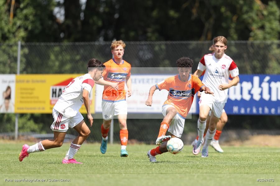 Sportgelände, Altfeld, 09.07.2023, sport, action, BFV, Fussball, Schleich-Cup, Bundesliga Süd/Südwest, B-Junioren, Landesfreundschaftsspiele, SVD, FCN, SV Darmstadt 98, 1. FC Nürnberg - Bild-ID: 2369472