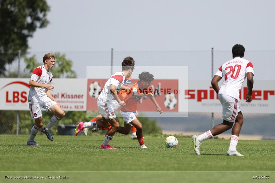 Sportgelände, Altfeld, 09.07.2023, sport, action, BFV, Fussball, Schleich-Cup, Bundesliga Süd/Südwest, B-Junioren, Landesfreundschaftsspiele, SVD, FCN, SV Darmstadt 98, 1. FC Nürnberg - Bild-ID: 2369477