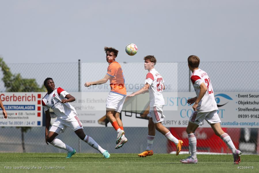 Sportgelände, Altfeld, 09.07.2023, sport, action, BFV, Fussball, Schleich-Cup, Bundesliga Süd/Südwest, B-Junioren, Landesfreundschaftsspiele, SVD, FCN, SV Darmstadt 98, 1. FC Nürnberg - Bild-ID: 2369478 Sportgelände, Altfeld, 09.07.2023, sport, action, BFV, Fussball, Schleich-Cup, Bundesliga Süd/Südwest, B-Junioren, Landesfreundschaftsspiele, SVD, FCN, SV Darmstadt 98, 1. FC Nürnberg - Bild-ID: 2369478