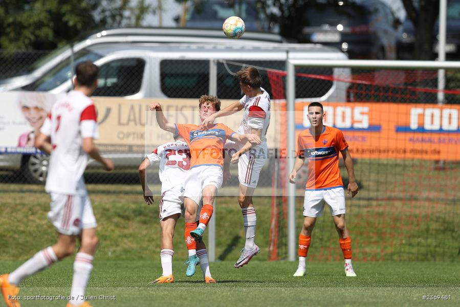Sportgelände, Altfeld, 09.07.2023, sport, action, BFV, Fussball, Schleich-Cup, Bundesliga Süd/Südwest, B-Junioren, Landesfreundschaftsspiele, SVD, FCN, SV Darmstadt 98, 1. FC Nürnberg - Bild-ID: 2369481 Sportgelände, Altfeld, 09.07.2023, sport, action, BFV, Fussball, Schleich-Cup, Bundesliga Süd/Südwest, B-Junioren, Landesfreundschaftsspiele, SVD, FCN, SV Darmstadt 98, 1. FC Nürnberg - Bild-ID: 2369481