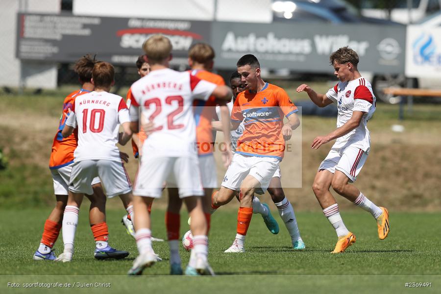 Sportgelände, Altfeld, 09.07.2023, sport, action, BFV, Fussball, Schleich-Cup, Bundesliga Süd/Südwest, B-Junioren, Landesfreundschaftsspiele, SVD, FCN, SV Darmstadt 98, 1. FC Nürnberg - Bild-ID: 2369491