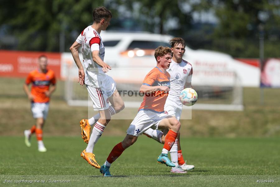 Sportgelände, Altfeld, 09.07.2023, sport, action, BFV, Fussball, Schleich-Cup, Bundesliga Süd/Südwest, B-Junioren, Landesfreundschaftsspiele, SVD, FCN, SV Darmstadt 98, 1. FC Nürnberg - Bild-ID: 2369496