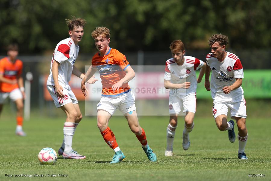 Sportgelände, Altfeld, 09.07.2023, sport, action, BFV, Fussball, Schleich-Cup, Bundesliga Süd/Südwest, B-Junioren, Landesfreundschaftsspiele, SVD, FCN, SV Darmstadt 98, 1. FC Nürnberg - Bild-ID: 2369503