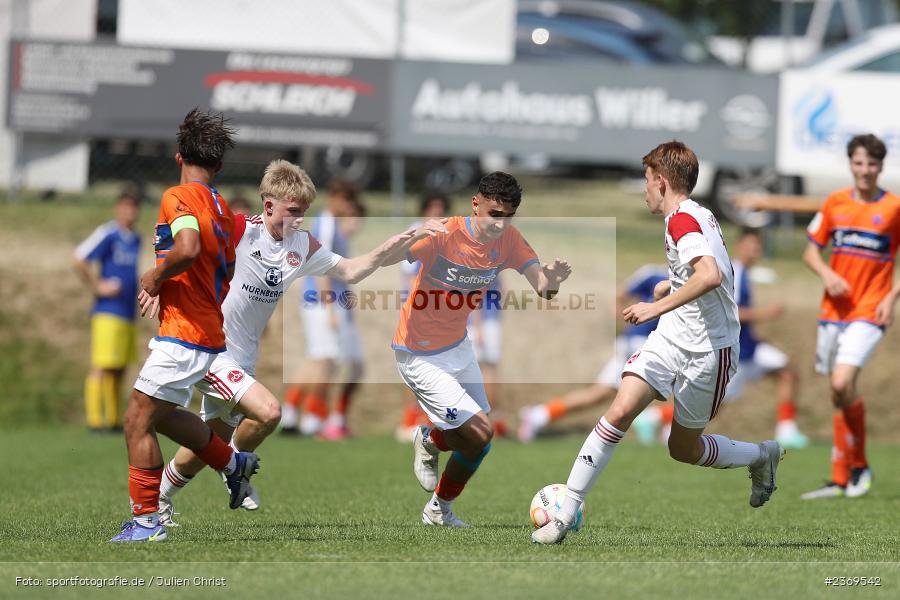 Sportgelände, Altfeld, 09.07.2023, sport, action, BFV, Fussball, Schleich-Cup, Bundesliga Süd/Südwest, B-Junioren, Landesfreundschaftsspiele, SVD, FCN, SV Darmstadt 98, 1. FC Nürnberg - Bild-ID: 2369542