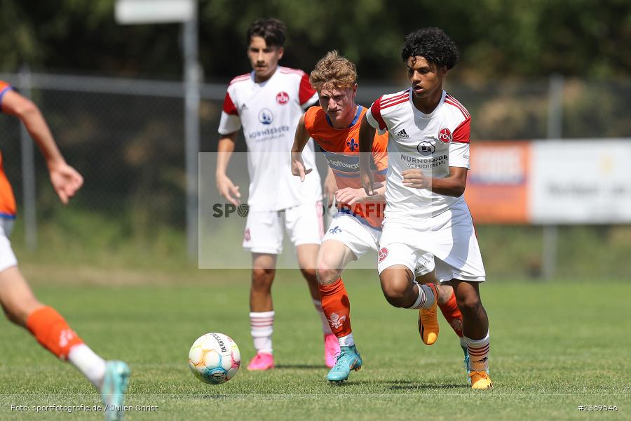 Sportgelände, Altfeld, 09.07.2023, sport, action, BFV, Fussball, Schleich-Cup, Bundesliga Süd/Südwest, B-Junioren, Landesfreundschaftsspiele, SVD, FCN, SV Darmstadt 98, 1. FC Nürnberg - Bild-ID: 2369546