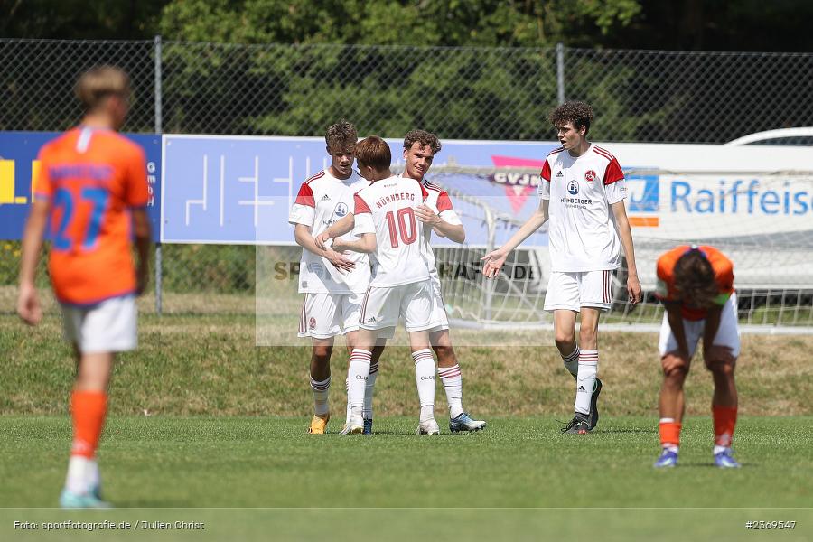 Sportgelände, Altfeld, 09.07.2023, sport, action, BFV, Fussball, Schleich-Cup, Bundesliga Süd/Südwest, B-Junioren, Landesfreundschaftsspiele, SVD, FCN, SV Darmstadt 98, 1. FC Nürnberg - Bild-ID: 2369547