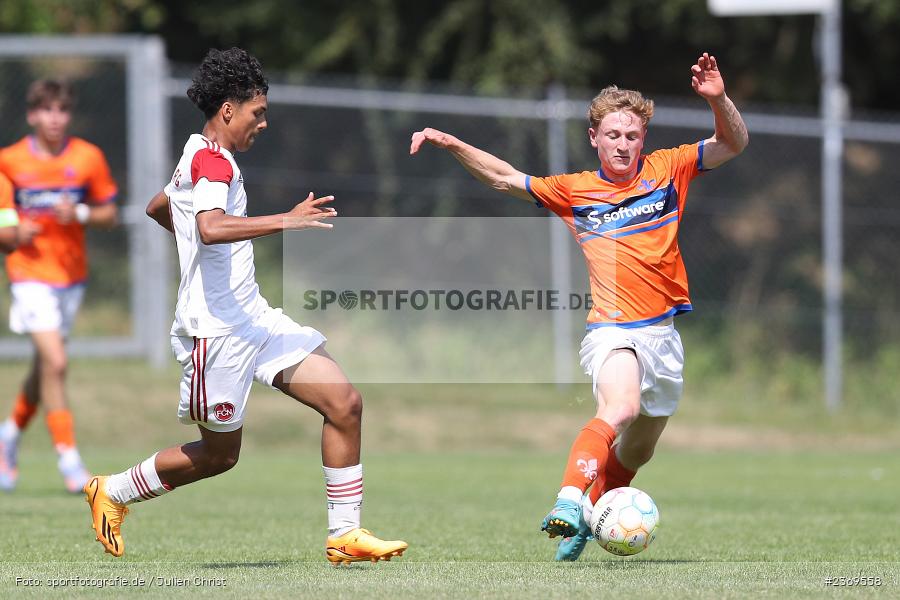Sportgelände, Altfeld, 09.07.2023, sport, action, BFV, Fussball, Schleich-Cup, Bundesliga Süd/Südwest, B-Junioren, Landesfreundschaftsspiele, SVD, FCN, SV Darmstadt 98, 1. FC Nürnberg - Bild-ID: 2369558 Sportgelände, Altfeld, 09.07.2023, sport, action, BFV, Fussball, Schleich-Cup, Bundesliga Süd/Südwest, B-Junioren, Landesfreundschaftsspiele, SVD, FCN, SV Darmstadt 98, 1. FC Nürnberg - Bild-ID: 2369558