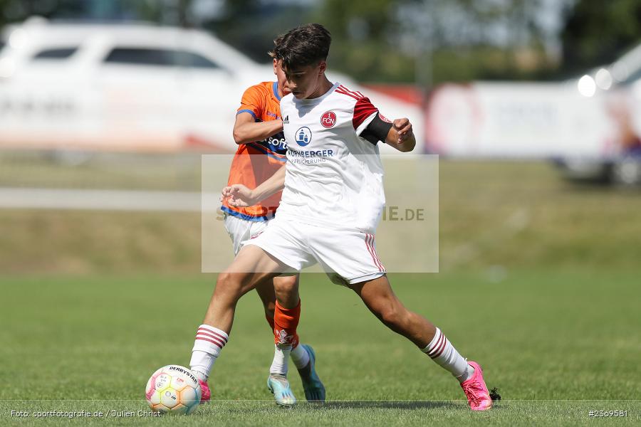 Sportgelände, Altfeld, 09.07.2023, sport, action, BFV, Fussball, Schleich-Cup, Bundesliga Süd/Südwest, B-Junioren, Landesfreundschaftsspiele, SVD, FCN, SV Darmstadt 98, 1. FC Nürnberg - Bild-ID: 2369581