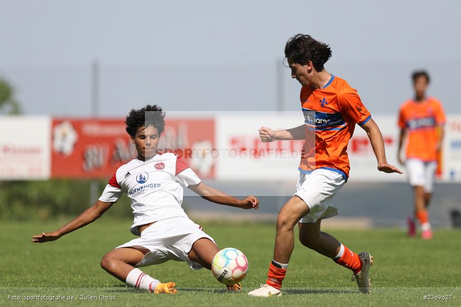 Sportgelände, Altfeld, 09.07.2023, sport, action, BFV, Fussball, Schleich-Cup, Bundesliga Süd/Südwest, B-Junioren, Landesfreundschaftsspiele, SVD, FCN, SV Darmstadt 98, 1. FC Nürnberg - Bild-ID: 2369627