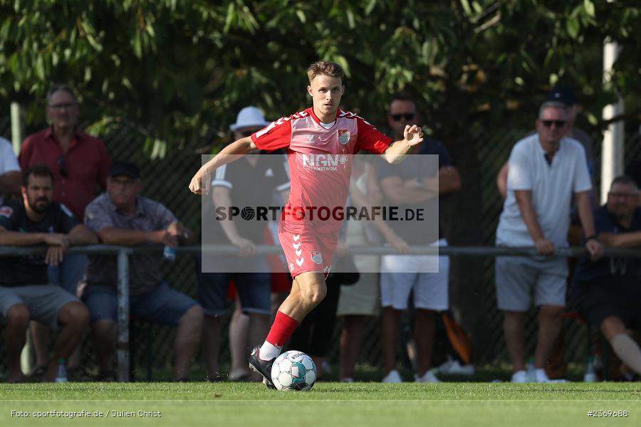 Leonard Langhans, Sportgelände, Herbstadt, 11.07.2023, sport, action, BFV, Fussball, Landesfreundschaftsspiele, Bayernliga Nord, Regionalliga Bayern, WFV, TSV, Würzburger FV, TSV Aubstadt - Bild-ID: 2369688