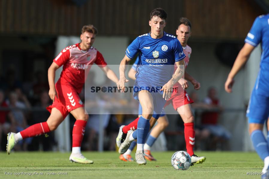 Moritz Gündling, Sportgelände, Herbstadt, 11.07.2023, sport, action, BFV, Fussball, Landesfreundschaftsspiele, Bayernliga Nord, Regionalliga Bayern, WFV, TSV, Würzburger FV, TSV Aubstadt - Bild-ID: 2369698