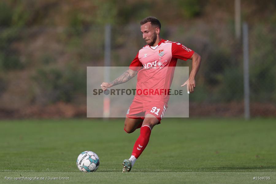 Leon Heinze, Sportgelände, Herbstadt, 11.07.2023, sport, action, BFV, Fussball, Landesfreundschaftsspiele, Bayernliga Nord, Regionalliga Bayern, WFV, TSV, Würzburger FV, TSV Aubstadt - Bild-ID: 2369733