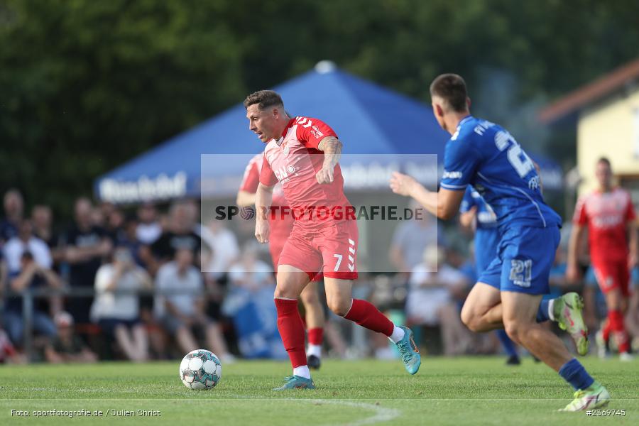 Martin Thomann, Sportgelände, Herbstadt, 11.07.2023, sport, action, BFV, Fussball, Landesfreundschaftsspiele, Bayernliga Nord, Regionalliga Bayern, WFV, TSV, Würzburger FV, TSV Aubstadt - Bild-ID: 2369745