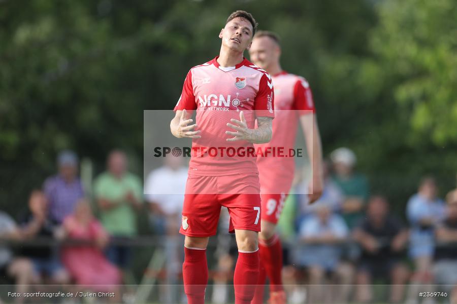 Martin Thomann, Sportgelände, Herbstadt, 11.07.2023, sport, action, BFV, Fussball, Landesfreundschaftsspiele, Bayernliga Nord, Regionalliga Bayern, WFV, TSV, Würzburger FV, TSV Aubstadt - Bild-ID: 2369746