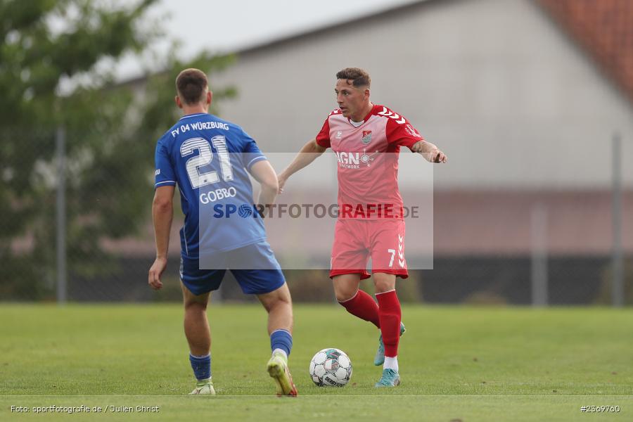Martin Thomann, Sportgelände, Herbstadt, 11.07.2023, sport, action, BFV, Fussball, Landesfreundschaftsspiele, Bayernliga Nord, Regionalliga Bayern, WFV, TSV, Würzburger FV, TSV Aubstadt - Bild-ID: 2369760