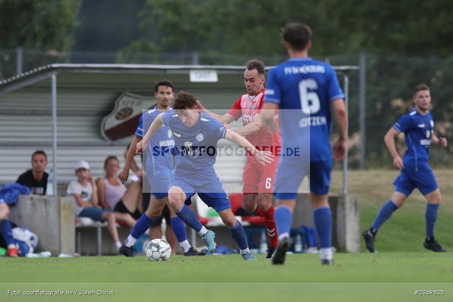 Simon Schäffer, Sportgelände, Herbstadt, 11.07.2023, sport, action, BFV, Fussball, Landesfreundschaftsspiele, Bayernliga Nord, Regionalliga Bayern, WFV, TSV, Würzburger FV, TSV Aubstadt - Bild-ID: 2369805