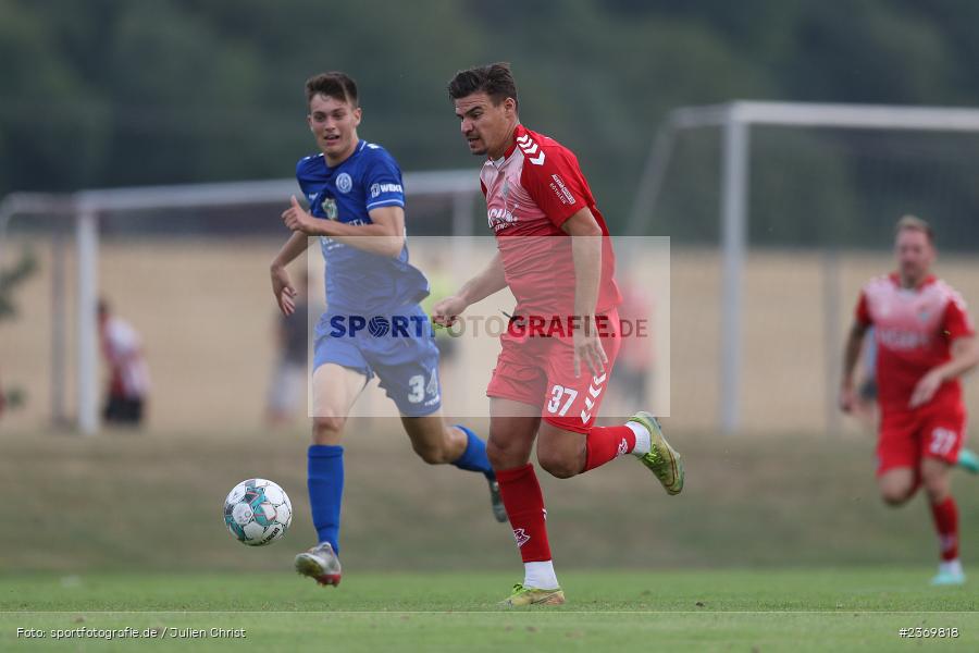 Christopher Bieber, Sportgelände, Herbstadt, 11.07.2023, sport, action, BFV, Fussball, Landesfreundschaftsspiele, Bayernliga Nord, Regionalliga Bayern, WFV, TSV, Würzburger FV, TSV Aubstadt - Bild-ID: 2369818